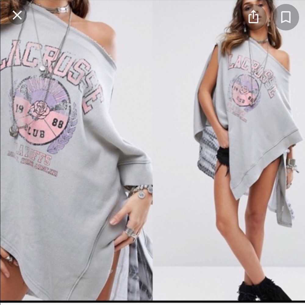 free people oversized t shirt